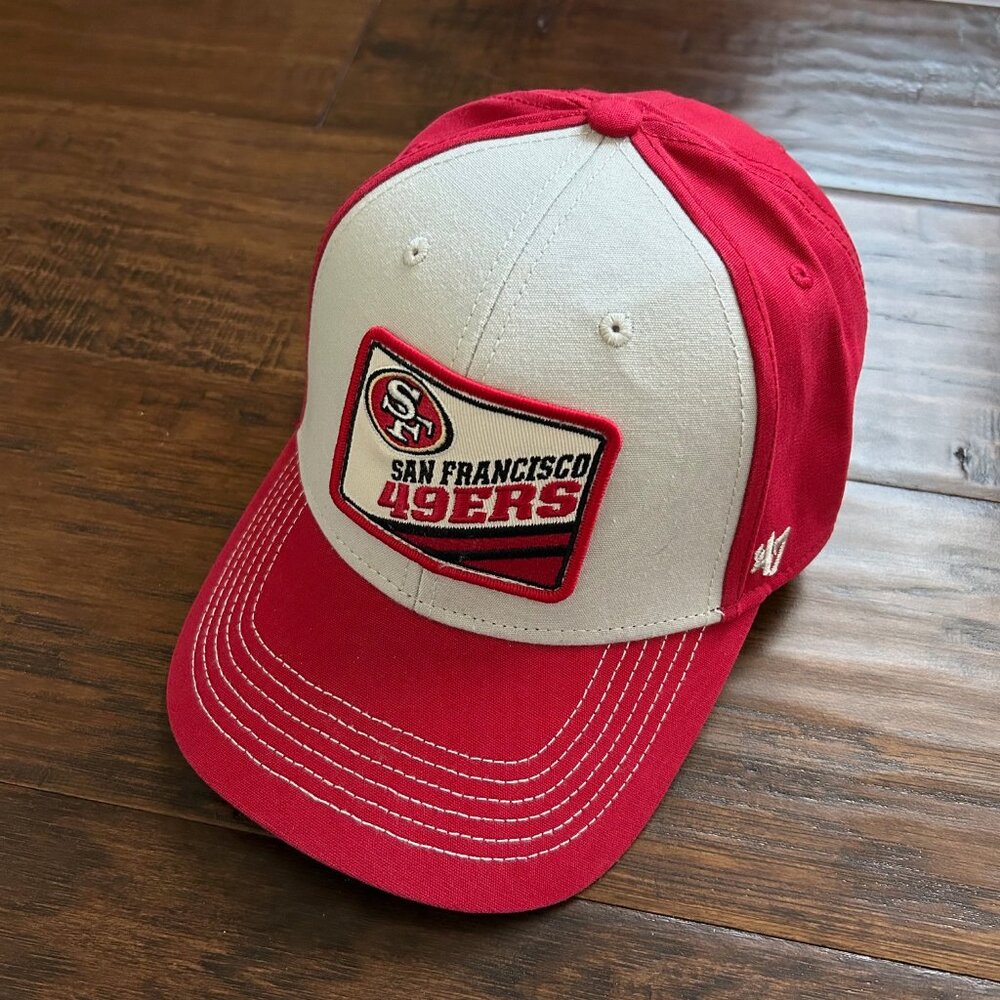 San Francisco 49ers SF red '47 adjustable hat cap